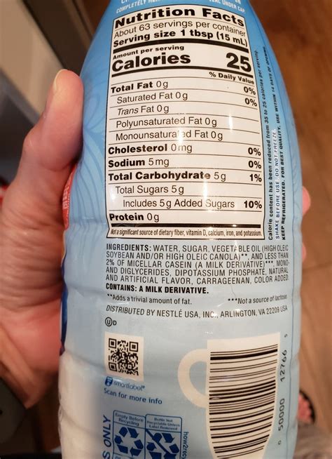 carnation fat free french vanilla coffee mate - Nestlé