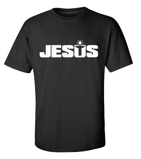 Jesus Fish T-Shirt Christian Pray Praise Worship Jesus Christ God Tee ...