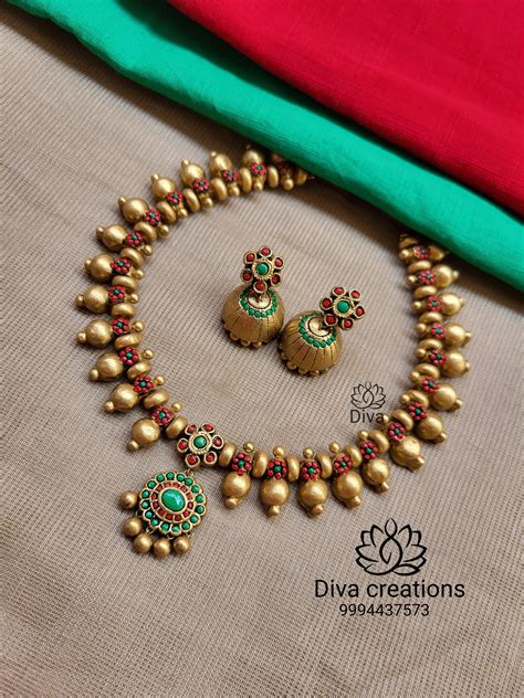 All New Attigai Terracotta Jewellery – Diva Creations Terracotta Jewellery