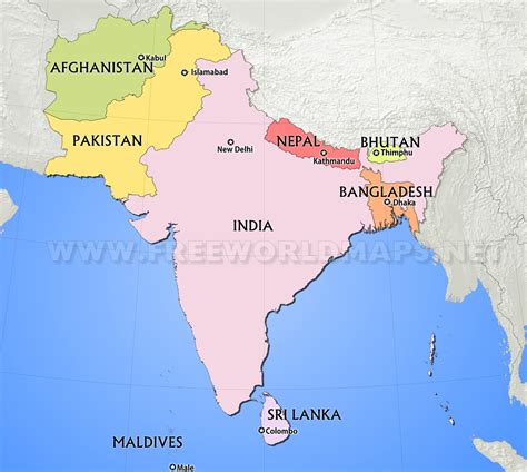 South Asia Maps