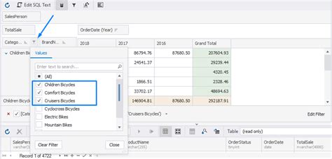 How to Filter Data in PivotTable 的图像结果