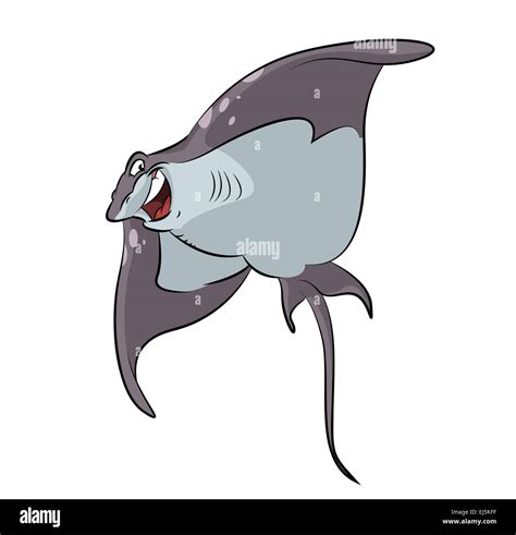 Cute Stingray Clip Art