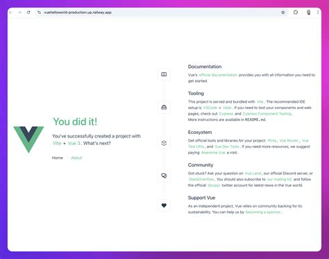 Deploy a Vue App | Railway Guides
