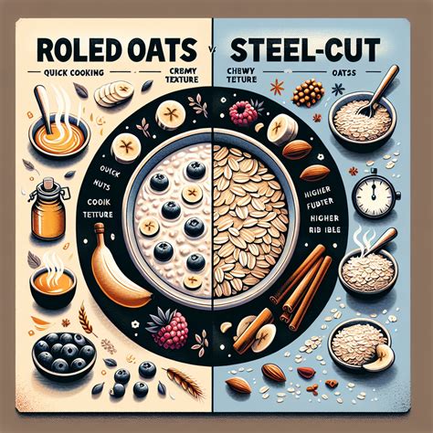 Rolled Oats vs. Steel-Cut Oats: A Nutritional Comparison