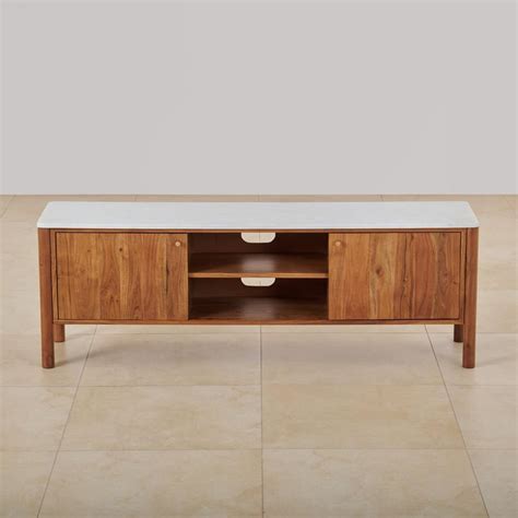 Buy Urban Marble Top TV Unit - Brown from Home Centre at just INR 118950.0