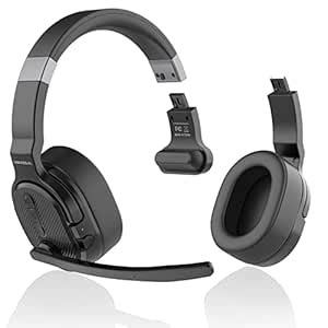 MONODEAL Trucker Bluetooth Headset, Bluetooth Headset with Microphone ...