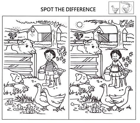 Spot The Difference Printable - Printable JD