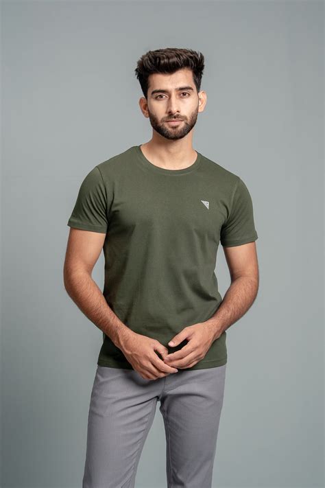 Crew Neck Tee Hunter Green – Unibro