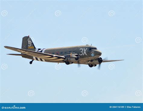 Douglas C-47 Skytrain DC-3A In Pearl Harbor Editorial Photo ...
