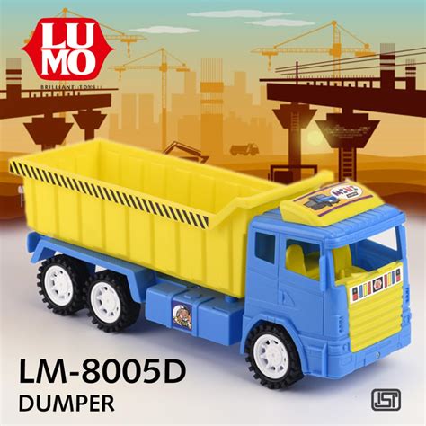 Heavy Duty Friction Powered Construction Dumper Toy with Lifting ...