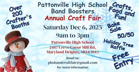 2025 Pattonville Band Boosters Annual Craft Fair, Pattonville High ...