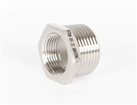 4" x 3" Reducing Hex Bush BSP 150lb Stainless Steel 316 | Product