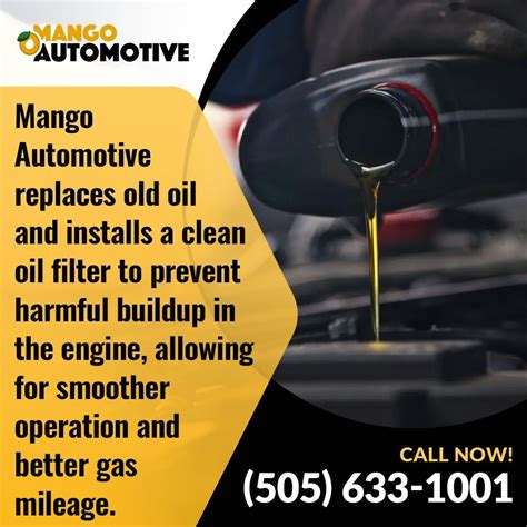 Mechanics in Albuquerque: How Engine Oil Impacts Performance and Fuel ...