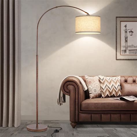 Arc Floor Lamps for Living Room, Modern Standing Lamp with Adjustable ...