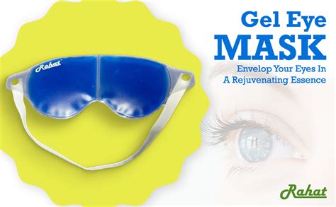 Rahat Cooling Gel Eye Mask,Cool Gel Eye Mask for Dark Circles, Dry Eyes ...