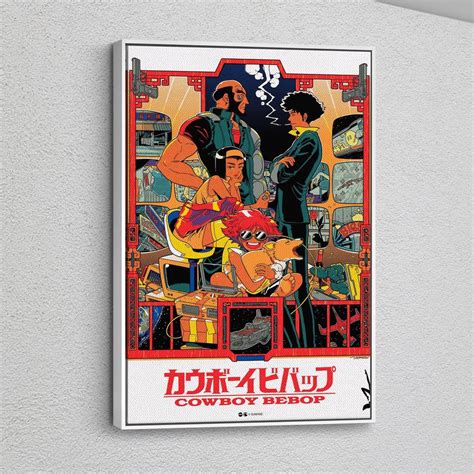 Cowboy Bebop Canvas Wall Art, Cowboy Bebop Poster, Anime Manga Art ...