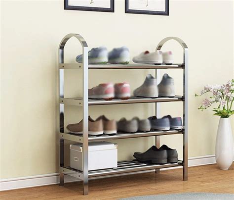 Buy Furniture Shoe Racks Stainless Steel Shoe Rack Thicker Multiple ...