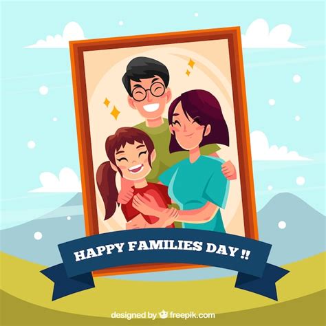 International family day background | Free Vector
