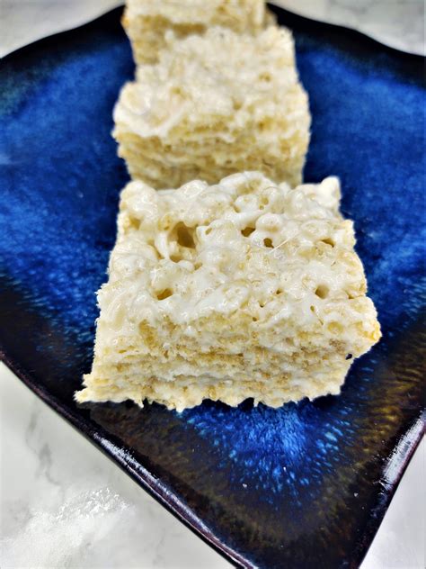 Frosted Rice Krispie Treats | OverThePartyTable