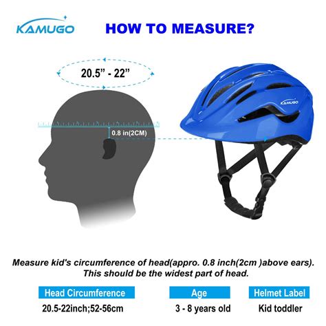 KAMUGO Bike Helmet Kids Toddler, Girls and Boys Bike Helmet Adjustable ...