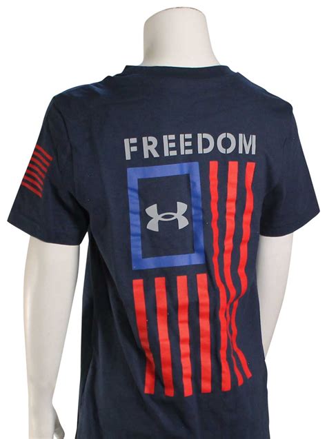 Under Armour Boy's Freedom Flag T-Shirt - Academy / Steel