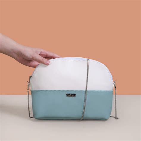 Travel Sling Bag With File Cover Set Of 2 Turquoise Online - Premium ...