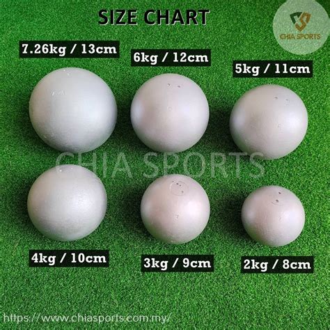 Shot Put Lontar Peluru 4kg Steel Metal Ball Athletics Shot Puts Ball ...