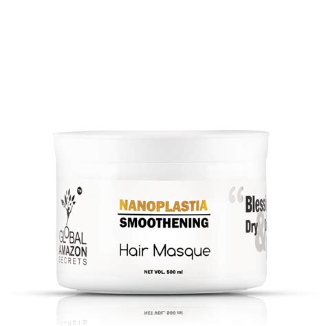 Global amazon secrets nanoplastia smoothening hair mask (500gm ...