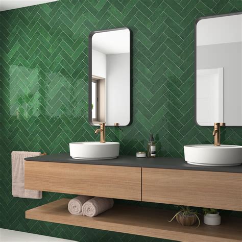 Zellige Forest Ceramic Tile | Floor and Decor