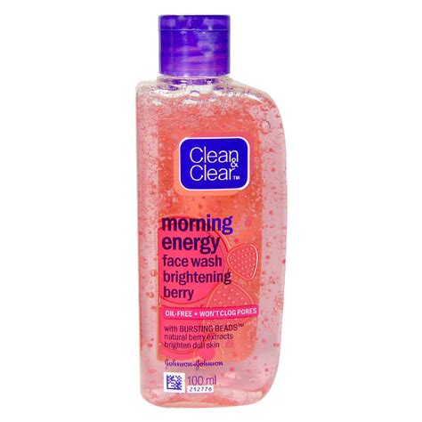 Buy Clean & Clear Morning Energy Brightening Berry Face Wash 100 ml ...