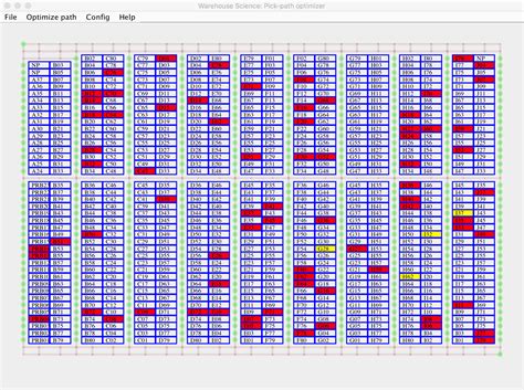 Warehouse Location Mapping Excel Template