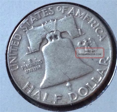 01737 : 1952 - P Silver Franklin Half Dollar Coin :: Numicorp :: Hq