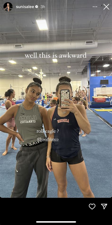 Cute photo of Luisa training at Midwest Gymnastics with Suni : r/Gymnastics