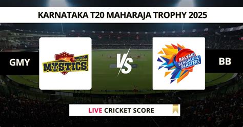 GMY vs BB Live Score, Scorecard, Ball by Ball Update | Karnataka T20 ...