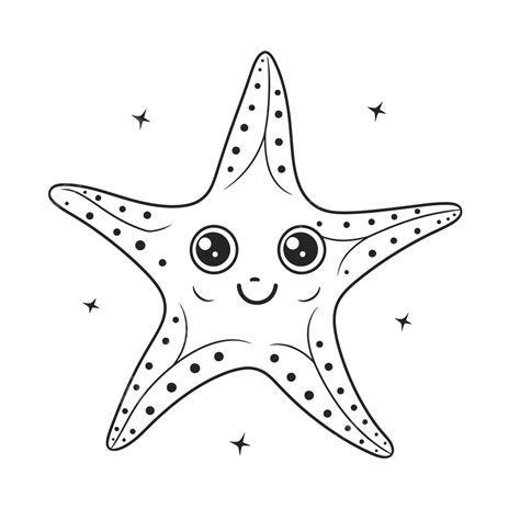 Cute Starfish Coloring Pages [2025]