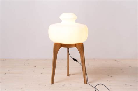 Space Age Floor Lamp with White Glass Lampshade, 1960s for sale at Pamono