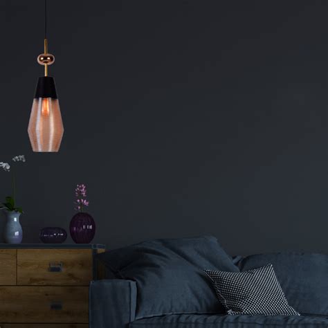 Glass Cylinder Pendant Light | Starry Night
