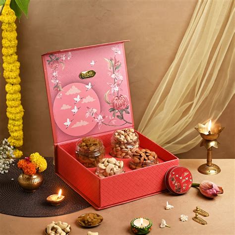 Cherry Blossom premium Dryfruit gift box – Kesar Sweets
