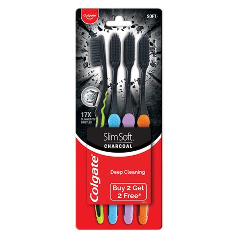 Buy Colgate Charcoal Gentle Deep Cleaning manual Toothbrush for adults ...