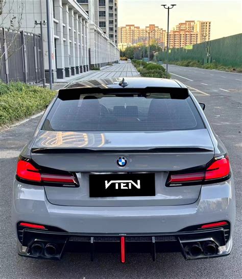 BMW M5/M5C F90 & 5 Series 540i M550i G30 G31 Aftermarket Parts - VTEN Rear Diffuser PP ...