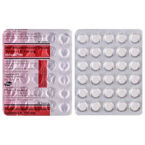 Hetrazan - Strip of 30 Tablets : Amazon.in: Fashion