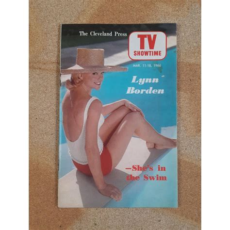 Vintage Cleveland Press TV Showtime TV Guide Lynn Borden She's in the ...