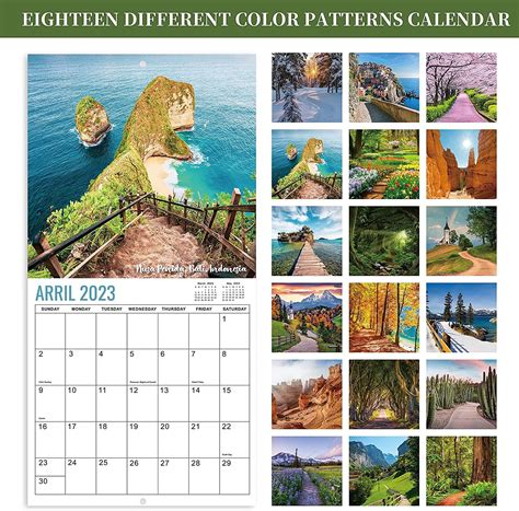 Buy 2023-2024 Wall Calendar - 18 Monthly Wall Calendar 2023 from Jan ...
