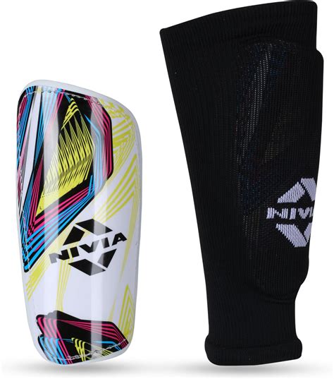 Buy Nivia Wisdom - 2018 Plastic Shin Guard for Youth (Small, Green ...