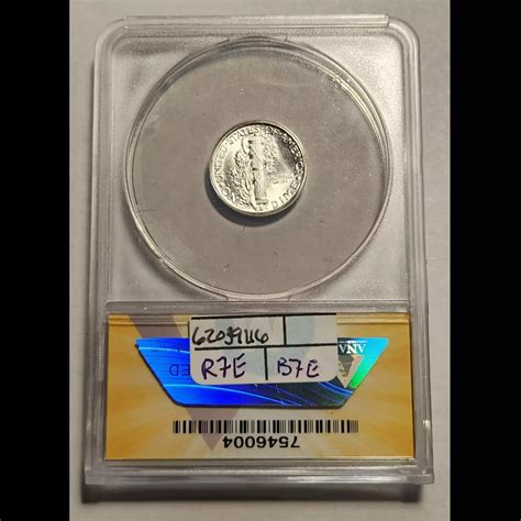 1917 Mercury Dime ANACS AU-58 FBL Sight White - Bob Paul Rare Coins