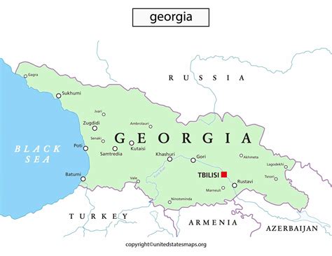 Georgia Political Map | Georgia County Political Party Ma