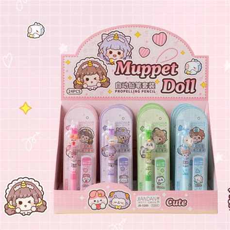 Kawaii Mechanical Pencil – Cute 0.5 mm HB Lead Pencil with Unicorn ...
