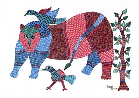 Traditional Gond Paintings | Handpainted Artwork | Gond Art Gallery