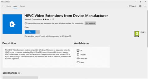 Image result for How to Open HEVC File