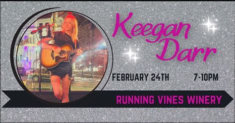 Keegan Darr @ Running Vines, Running Vines Winery, Chesterton, February ...